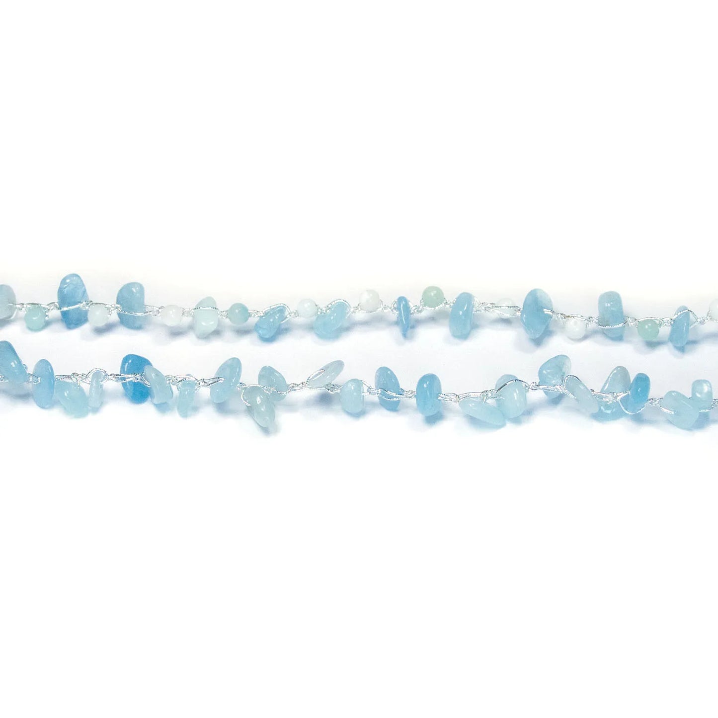 Bracelet - Gouttes aigue-marine