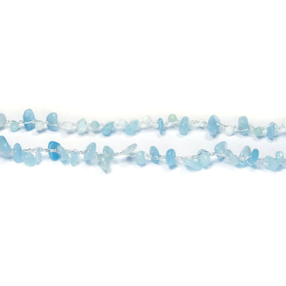 Bracelet - Gouttes aigue-marine